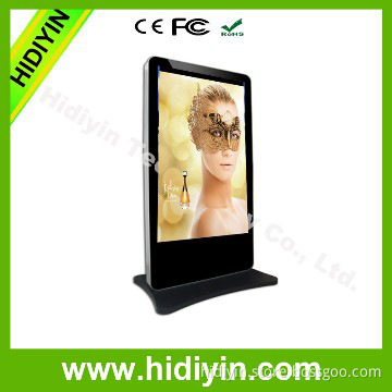 android standing media lcd ad players 65" big motion